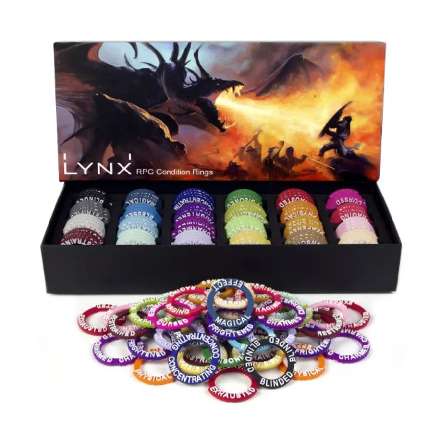 

Кольца состояния LYNX RPG, Gaming Accessories (Nord Games)