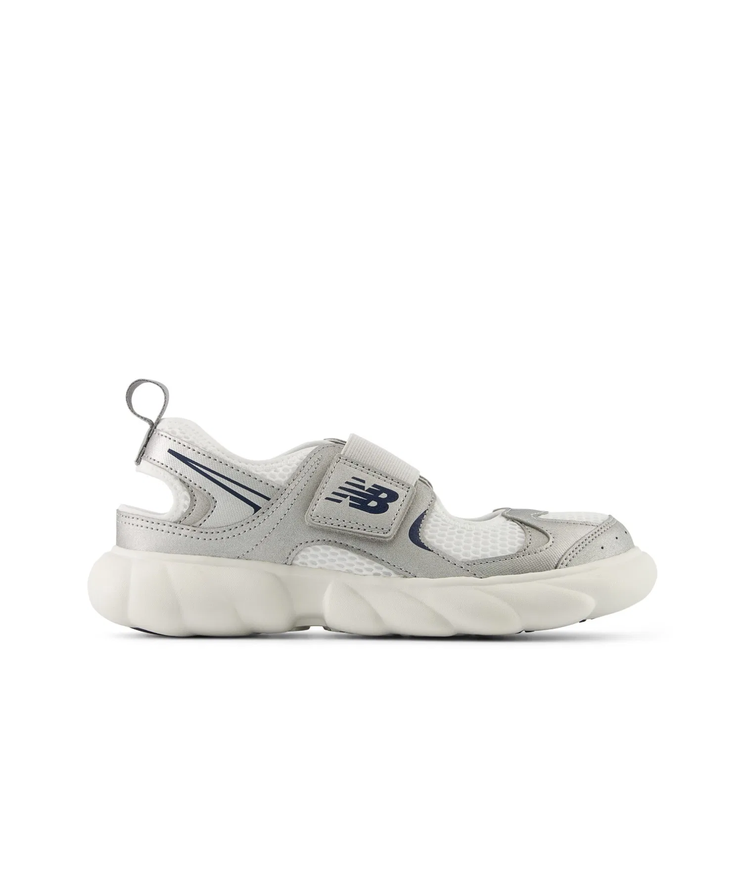 Детские кроссовки New Balance 230 Hook and Loop серебряные