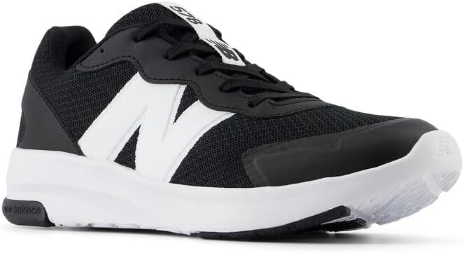 Детские кроссовки New Balance Dynasoft 578 V1 на шнуровке (унисекс), белый/черный — фото 3