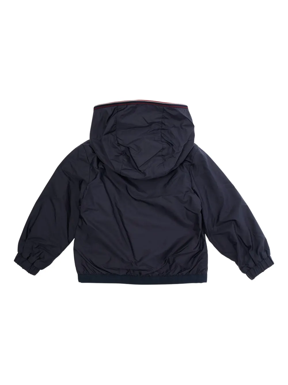 

Куртка с капюшоном и нашивкой-логотипом Moncler Enfant, синий
