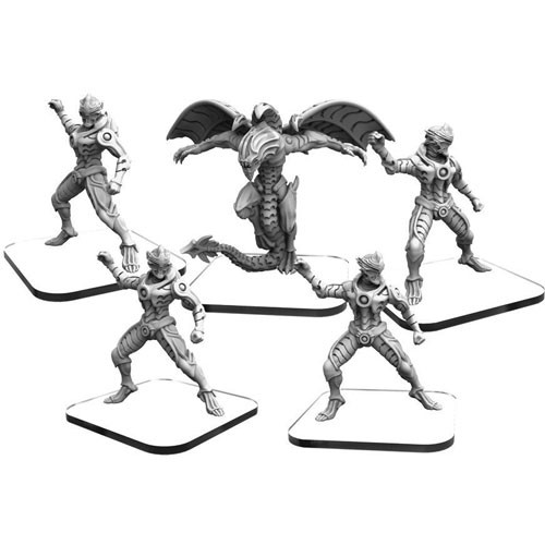 

Миниатюра Privateer Press Monsterpocalypse: Necroscourge Unit - Necros Shinobi & Overlord