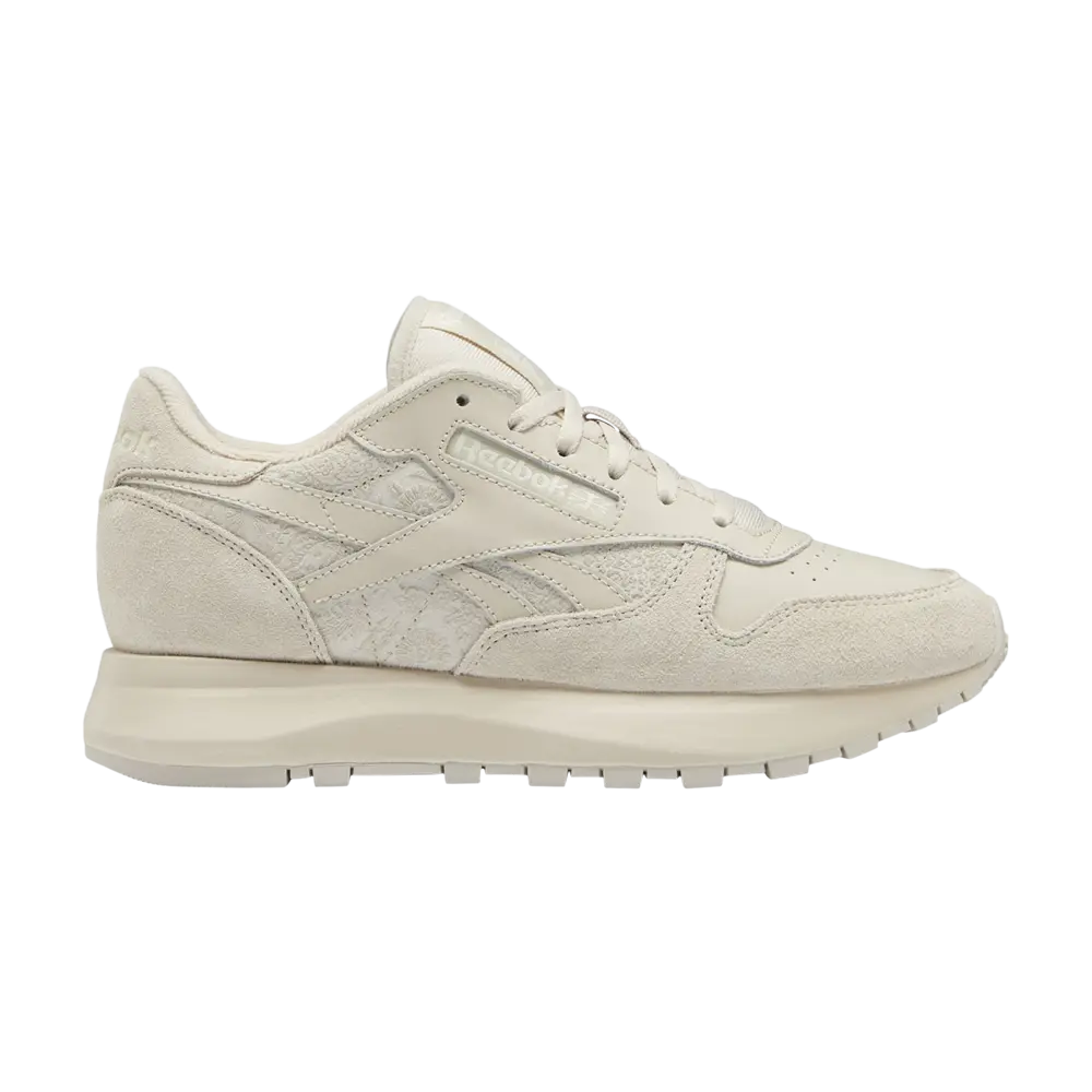 

Кроссовки Wmns Classic Leather SP Reebok, кремовый, Бежевый, Кроссовки Wmns Classic Leather SP Reebok, кремовый