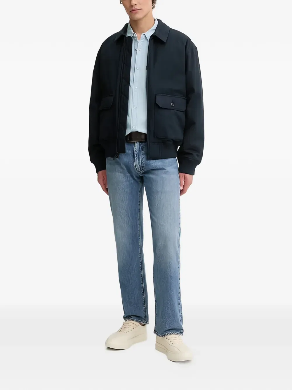 Джинсовая рубашка с нагрудным карманом Levi'S, синий — фото 2