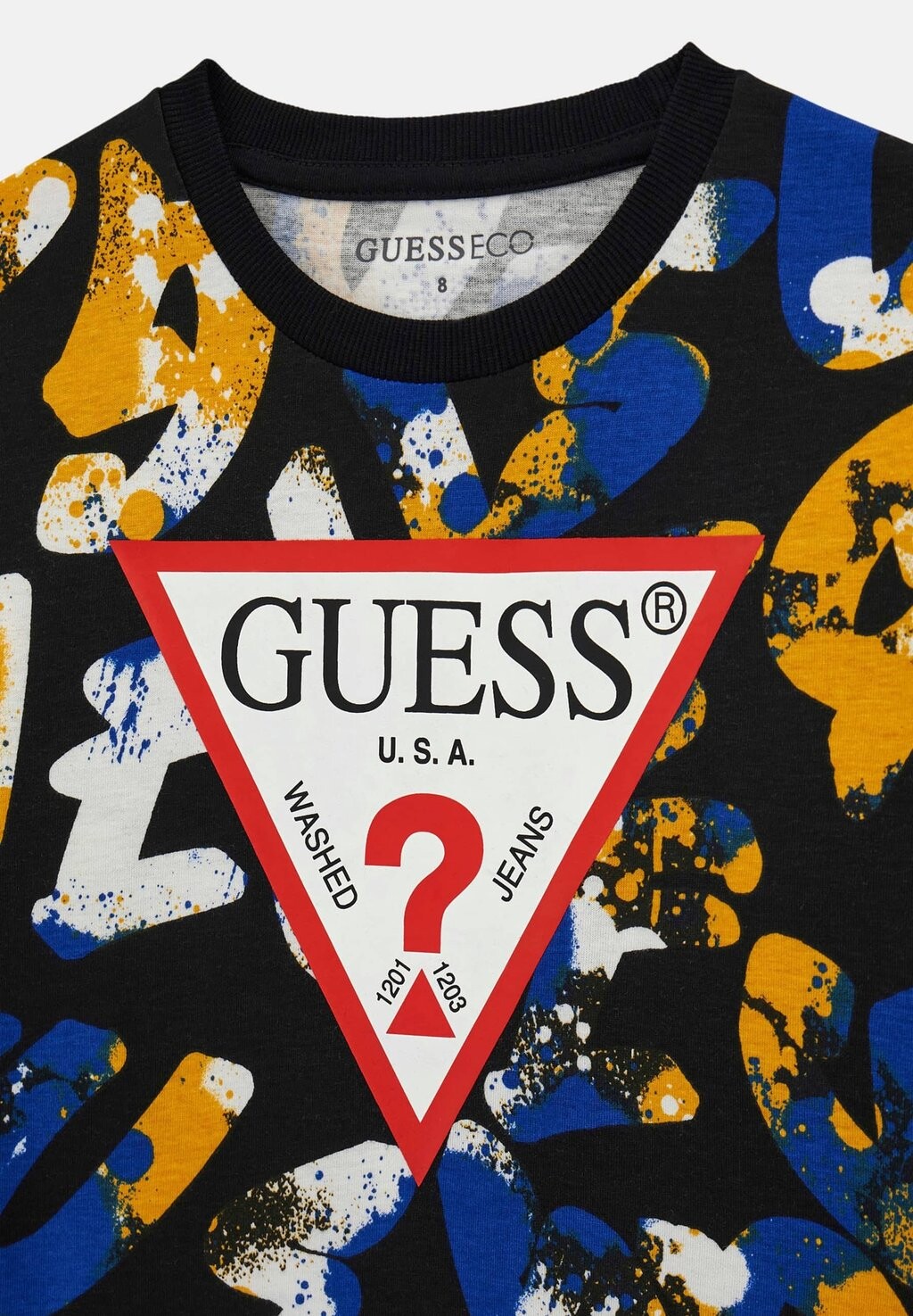 

Рубашка с длинным рукавом ALLOVER Guess, черный
