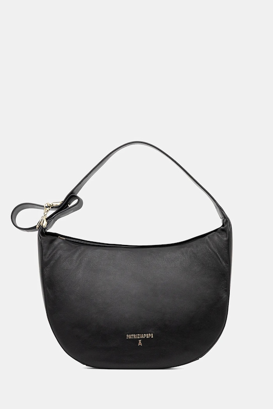 

Кожаная сумка Patrizia Pepe, черный