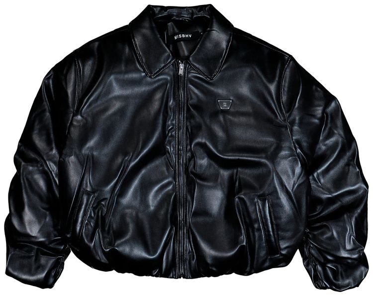 

Куртка-бомбер MISBHV из искусственной кожи, черный