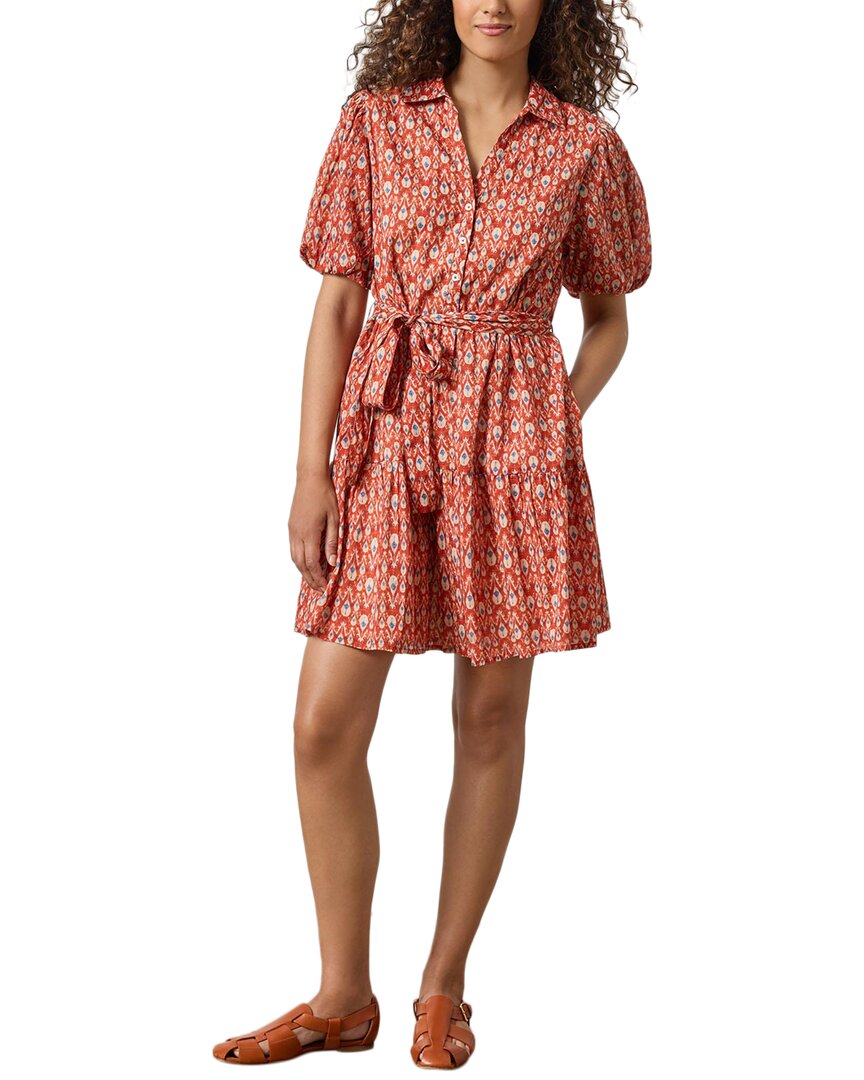 

Lilla P Ярусное платье с баской, красный