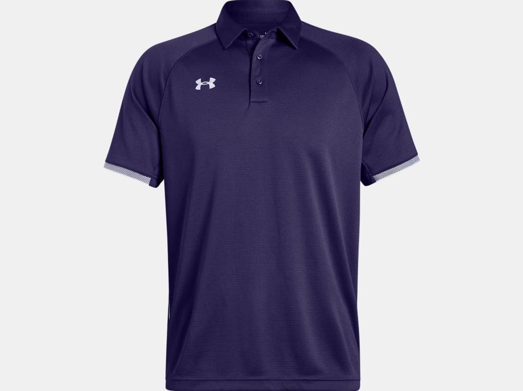 

Under Armour мужская футболка-поло Rival, Purple-White, Белый, Under Armour мужская футболка-поло Rival, Purple-White