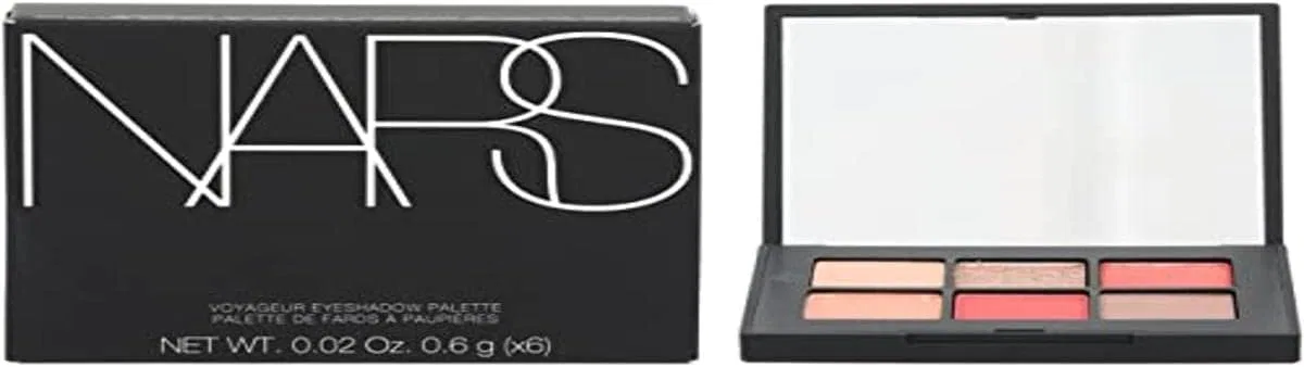Палетка теней NARS Voyageur, 6 оттенков, 0.6 г, многоцветная