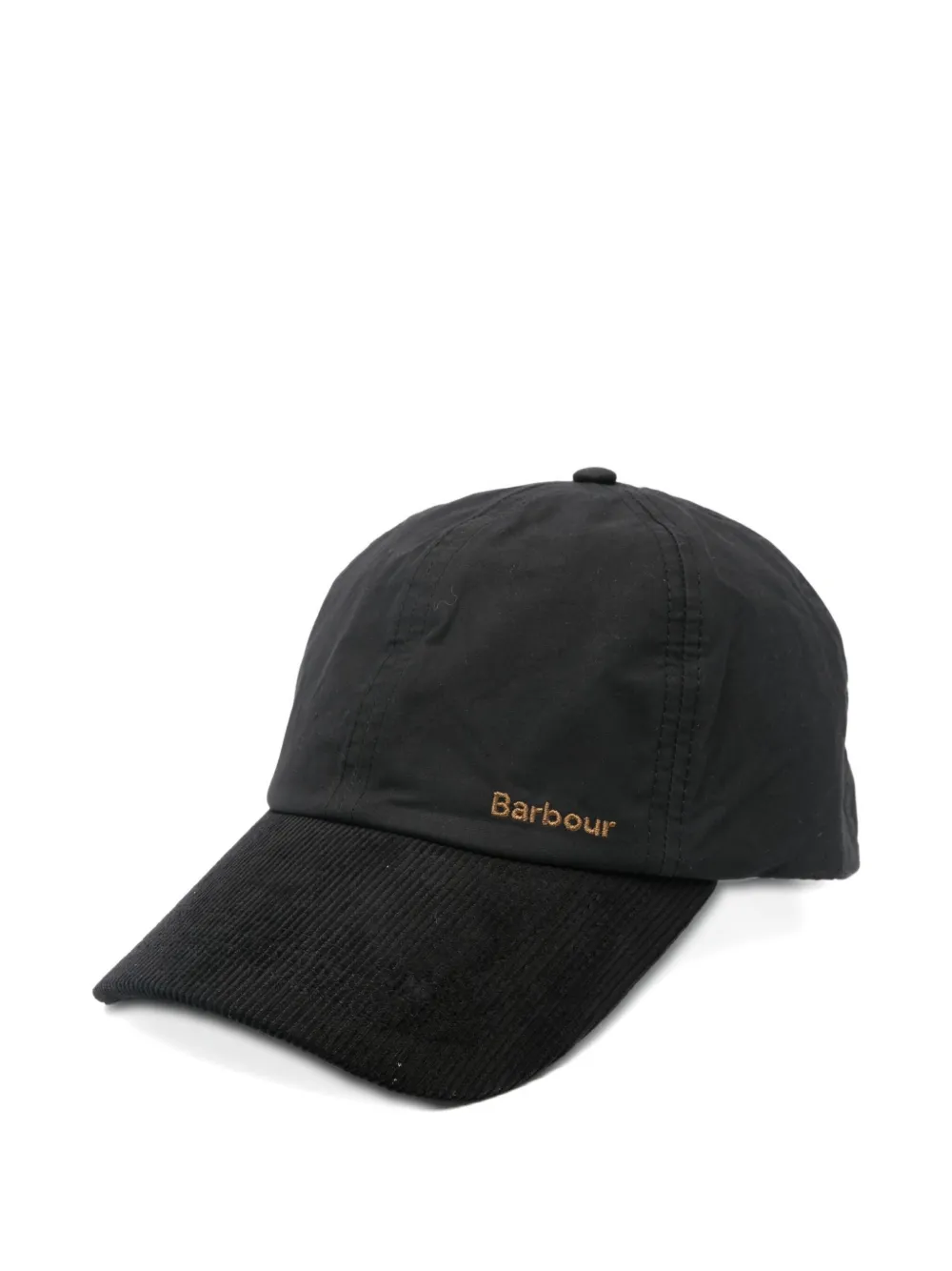 

Кепка с вельветовым козырьком Barbour, черный