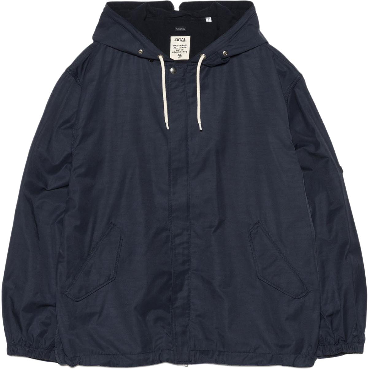 

SS26 Nylon Twill худи-куртка Unisex Nanamica, marine синий