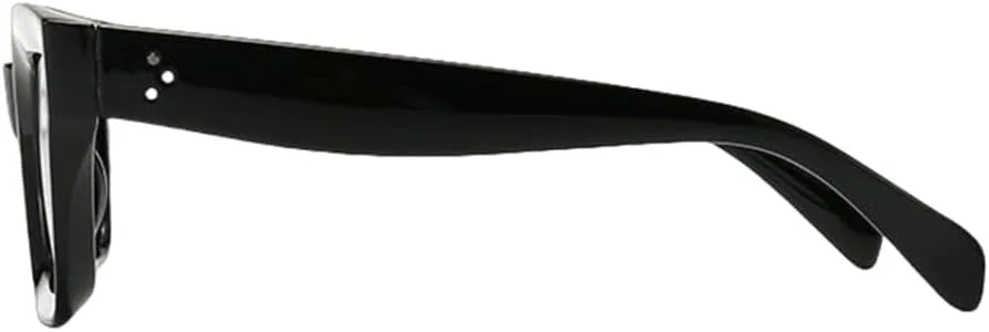 

Модные солнцезащитные очки «кошачий глаз» для женщин, ретро, ​​сине-фиолетовые, женские, для маникюра, солнцезащитные очки UV400 для мужчин TYUVIVO, Black Clear