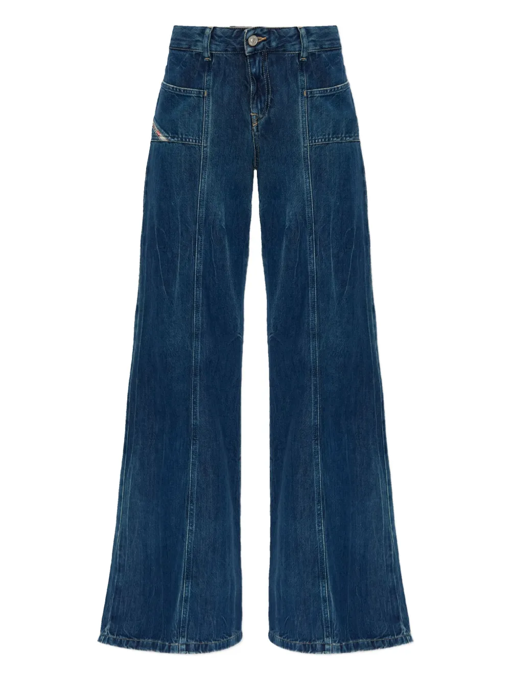 

Джинсы D-Akii 09n61 с передними карманами Diesel, синий