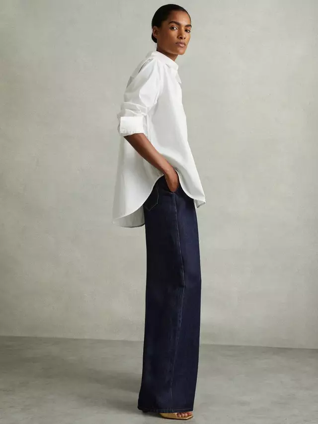 

Джинсы Reiss Petite Raymond Wide Leg, цвет indigo