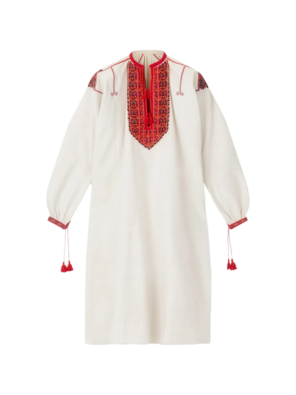 

Платье миди Afra с вышивкой Fortela, бежевый