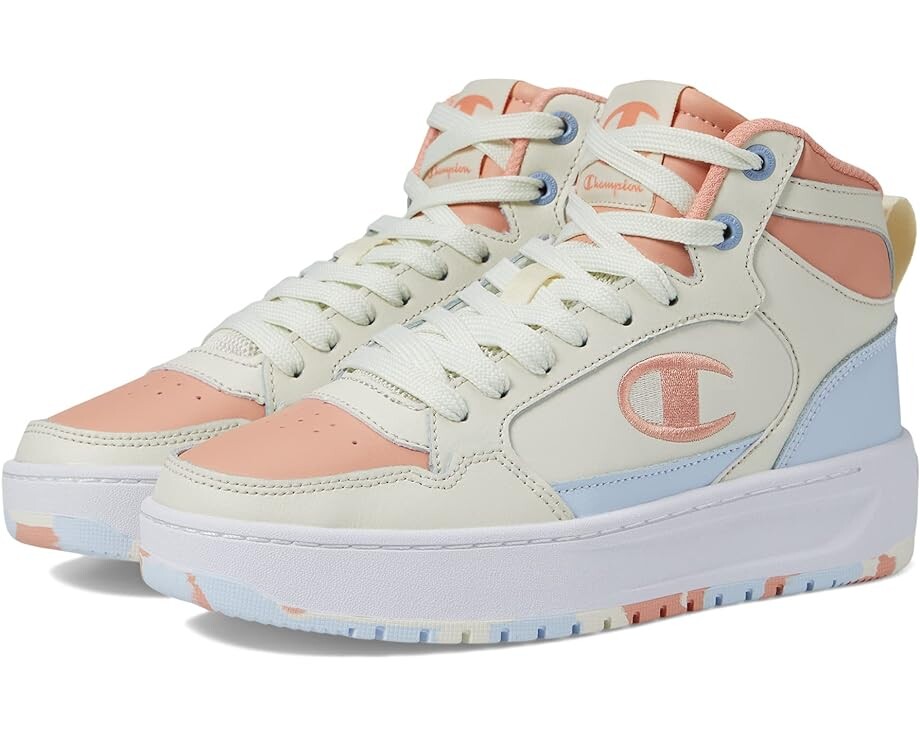 

Кроссовки Champion Drome Hi CB W, цвет Chalk White/Pastel Multi