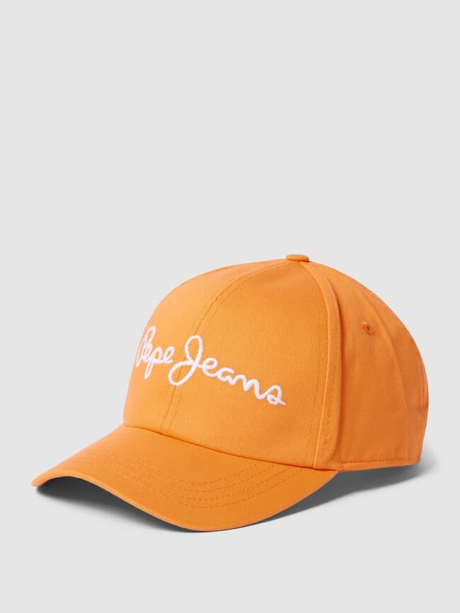 

Бейсболка с пришивной этикеткой, модель WALLY Pepe Jeans, оранжевый