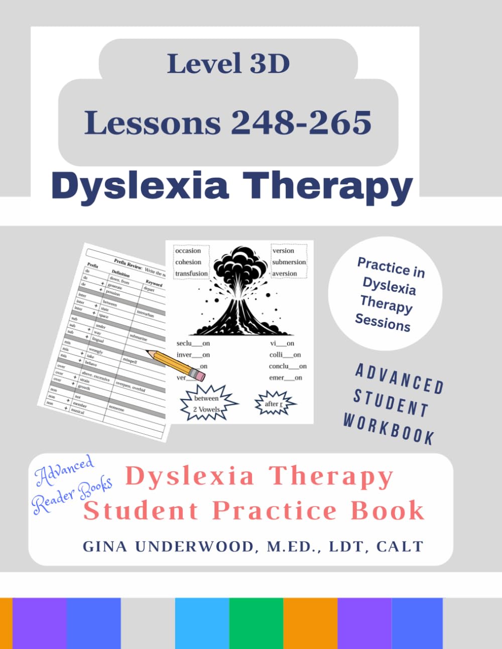 

Dyslexia Therapy Advanced Reader Books: Student Workbook Level 3D Lessons 248-265 (Independently published)