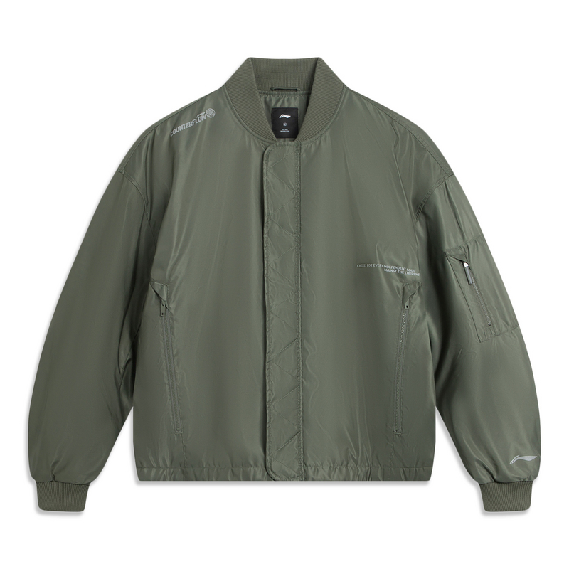 

LINING Куртка мужская серая армейского зеленого, Gray Army Green