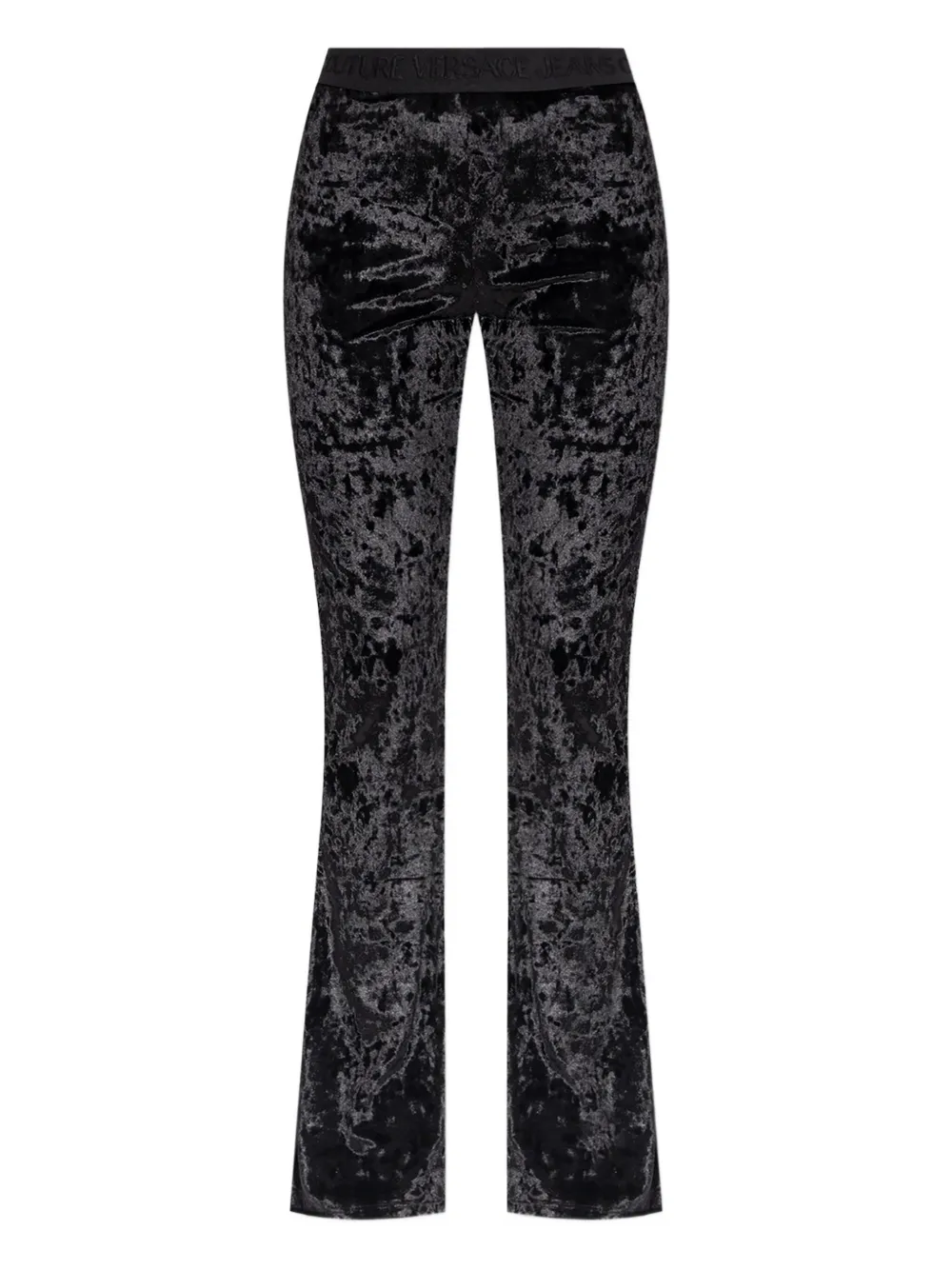 

Бархатные брюки Versace Jeans Couture, черный