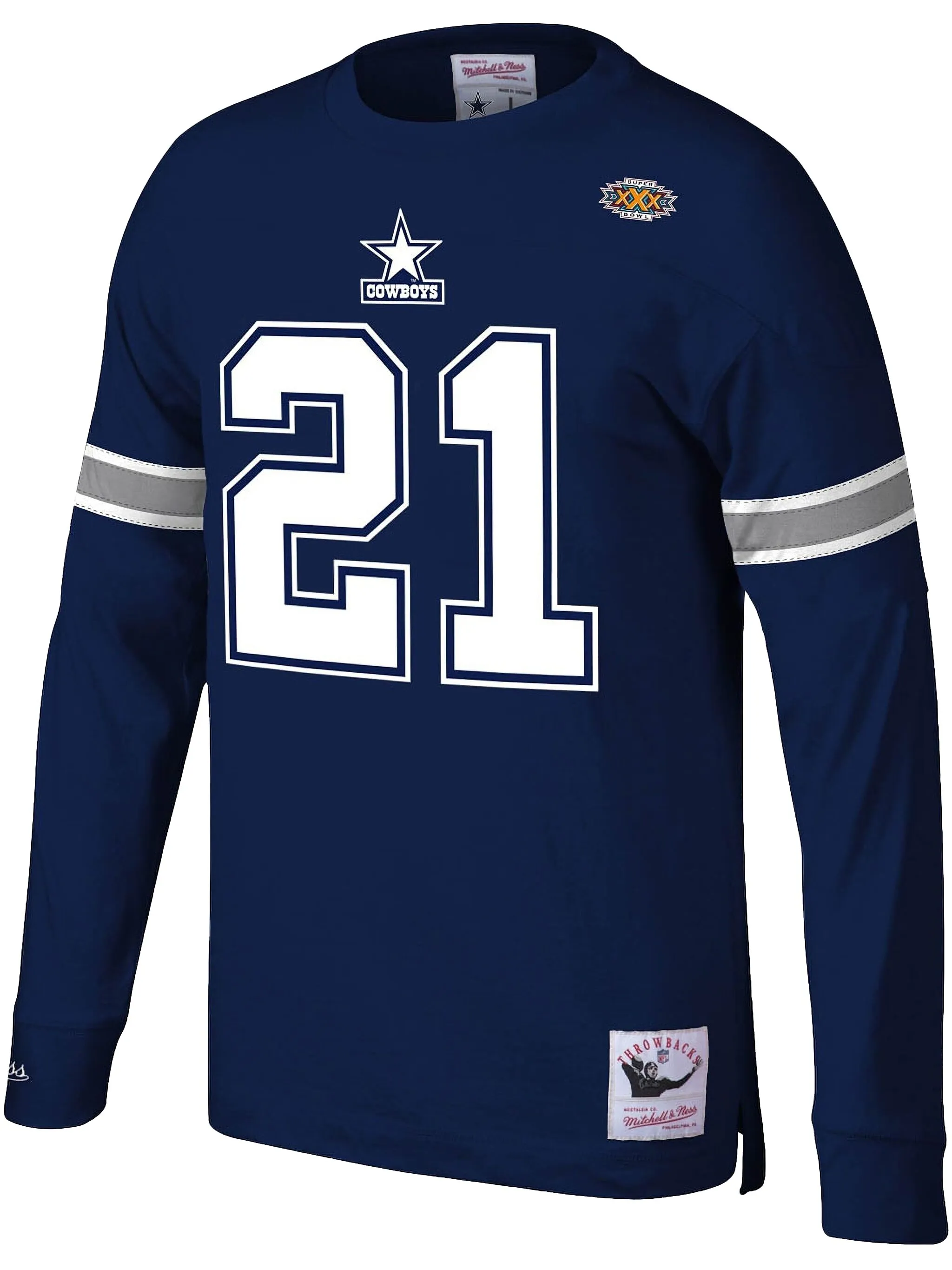 

Топ 1996 Deion Sanders Dallas Cowboys Mitchell & Ness, синий