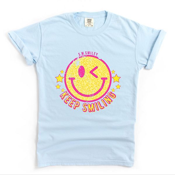 

Футболка SWSmiley keep smiling happy face garment dyed Simply Sage Market, Chambray, Зеленый, Футболка SWSmiley keep smiling happy face garment dyed Simply Sage Market, Chambray