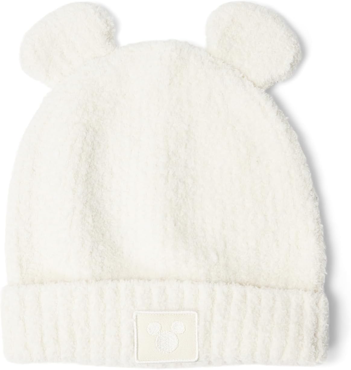 

Шапка-бини с ушками Микки Мауса Barefoot Dreams CozyChic Disney, Cream