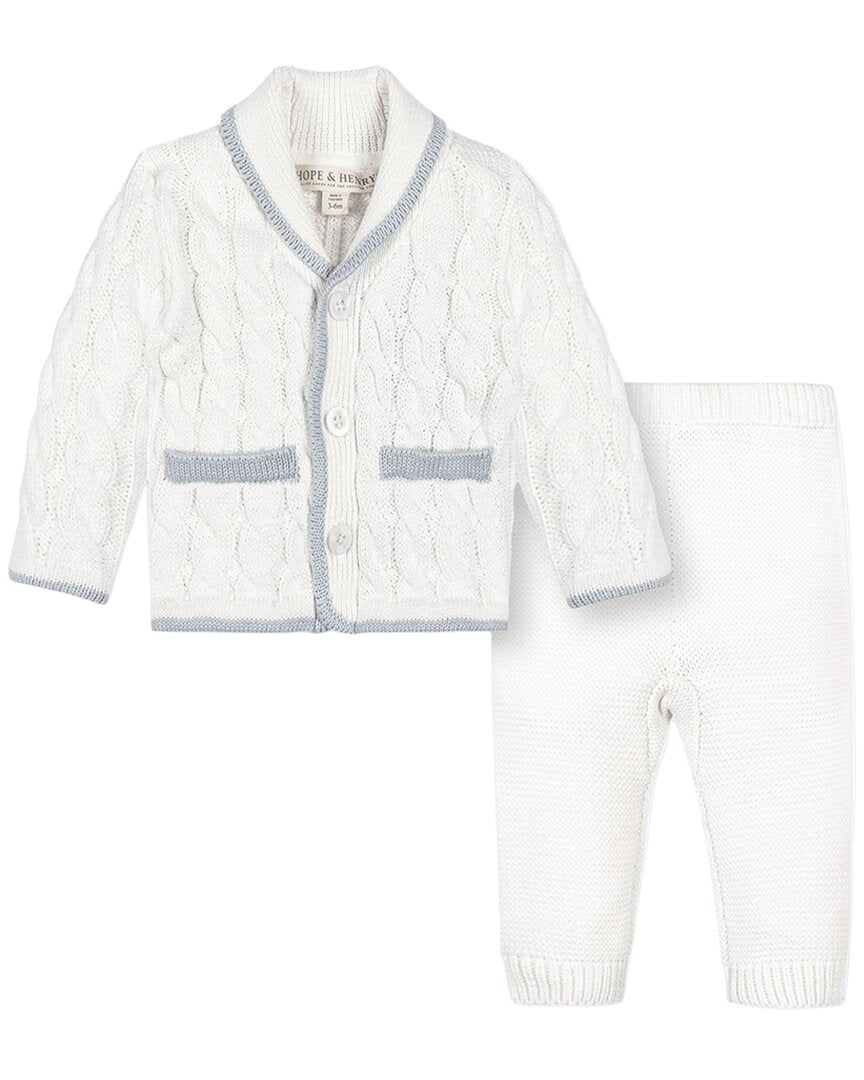 

Комплект из 2 предметов: топ и брюки Hope & Henry Hope & Henry, белый