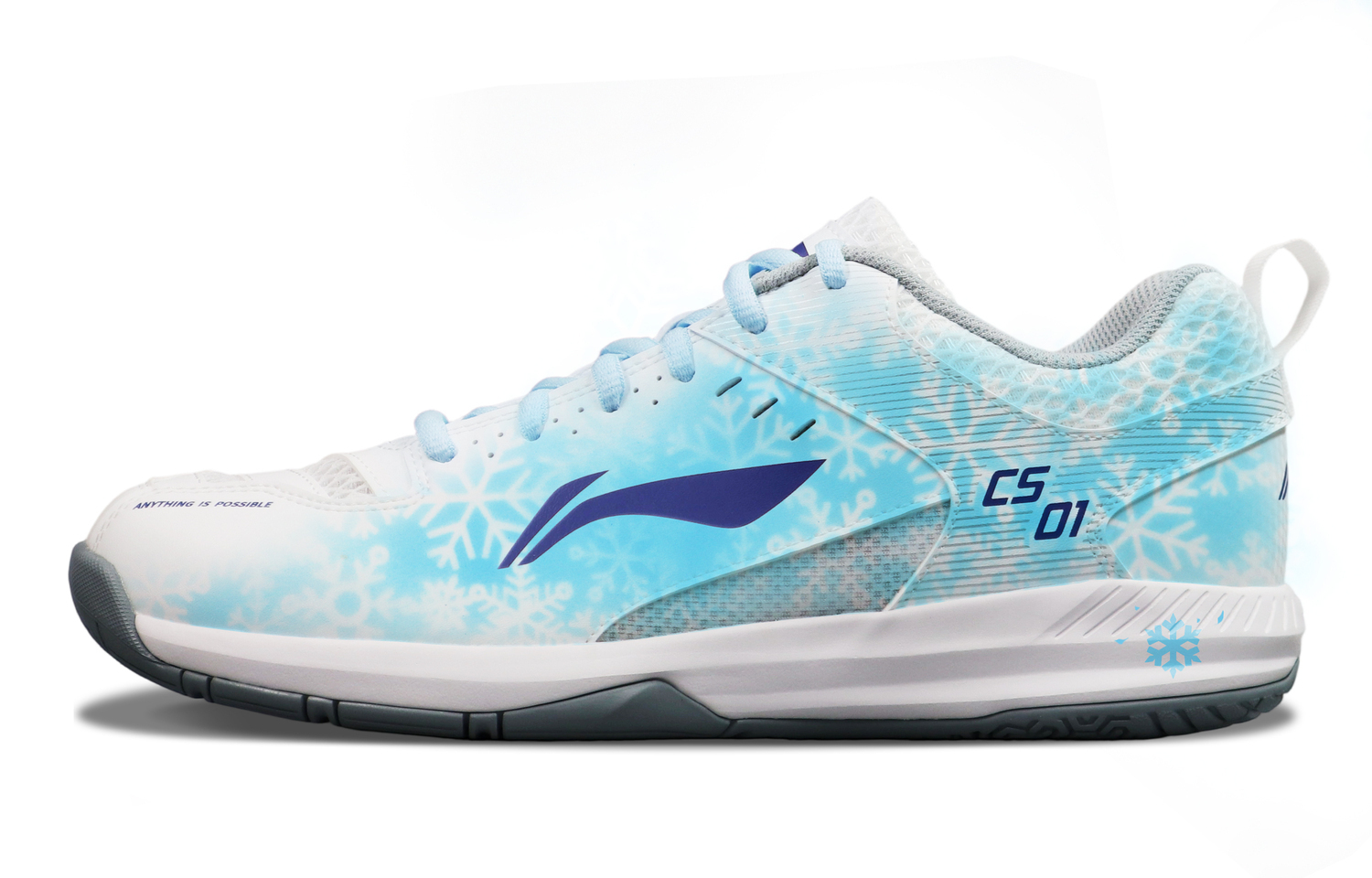 

Легкая амортизация, устойчивость к истиранию и упругие свойства низкие кроссовки для бадминтона unisex LINING, синий