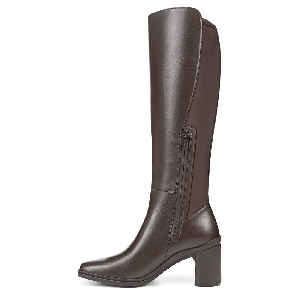 Водонепроницаемые высокие сапоги до колена Axel Naturalizer, oxford brown wp leather — фото 4