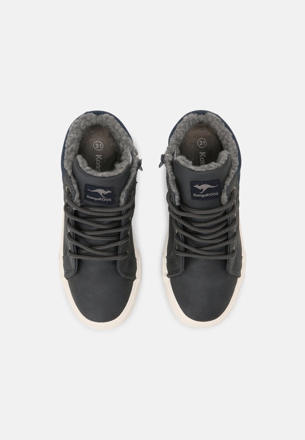 Высокие кроссовки Kavu KangaROOS, цвет dark navy/white — фото 4