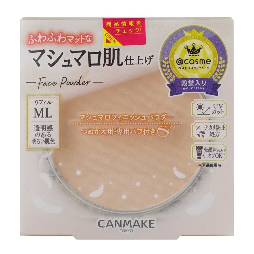

Canmake Порошок Marshmallow Finish (запасной блок), мл, Matte Light