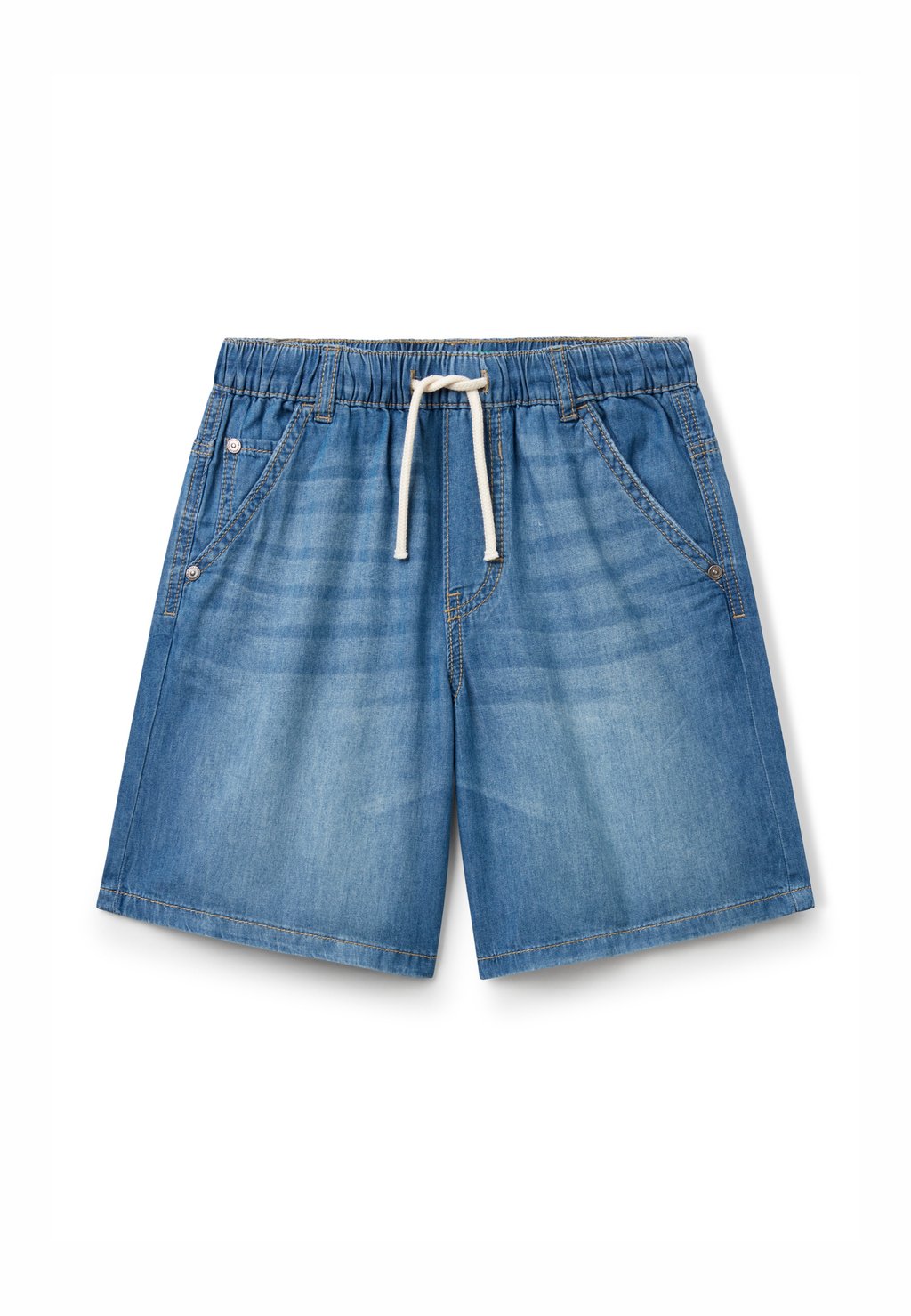 

Джинсовые шорты BERMUDAS IN CHAMBRAY United Colors of Benetton, синий