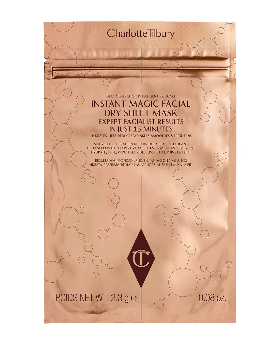 Тканевая маска Charlotte Tilbury — Мгновенная волшебная сухая одноразовая по всему миру — фото 2