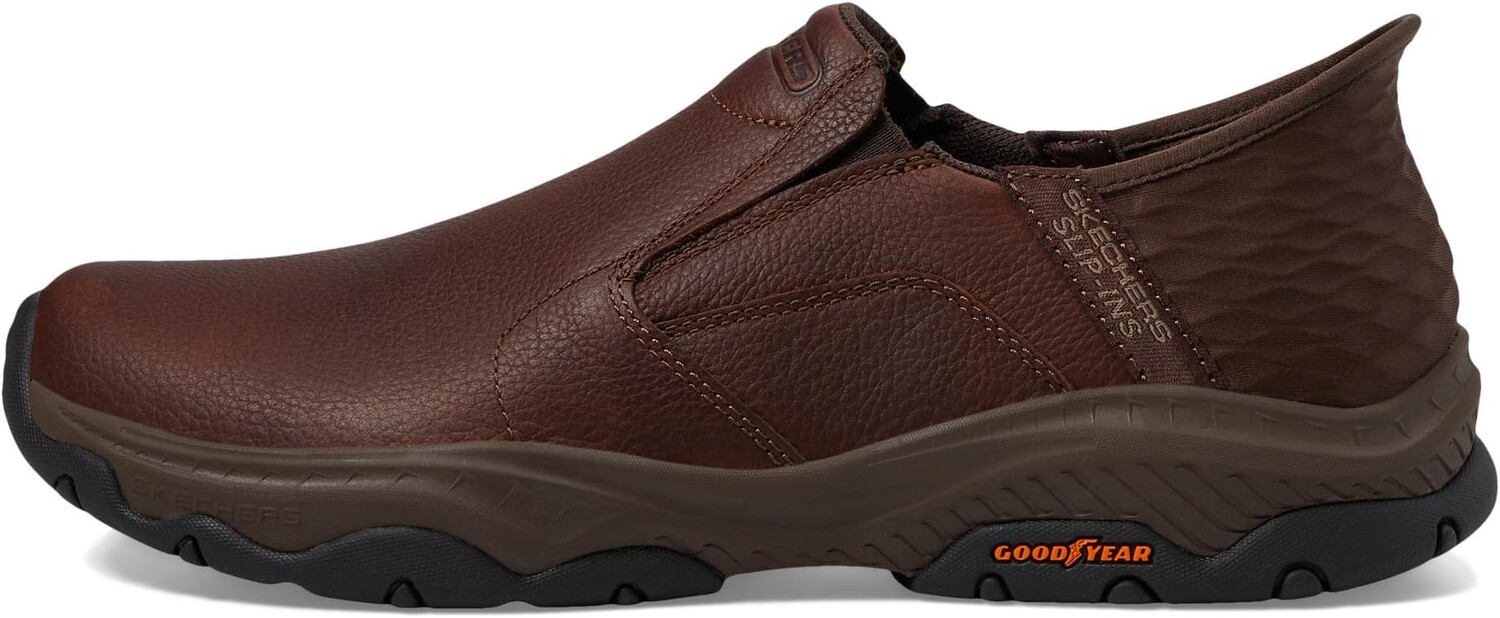 Кроссовки Craster Lanigan Hands Free Slip-Ins SKECHERS, цвет Red Brown — фото 4