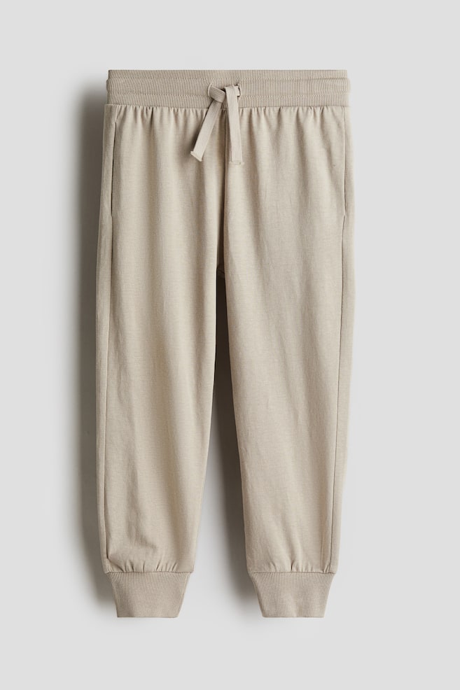 

Джерси спортивные штаны H&M, бежевый