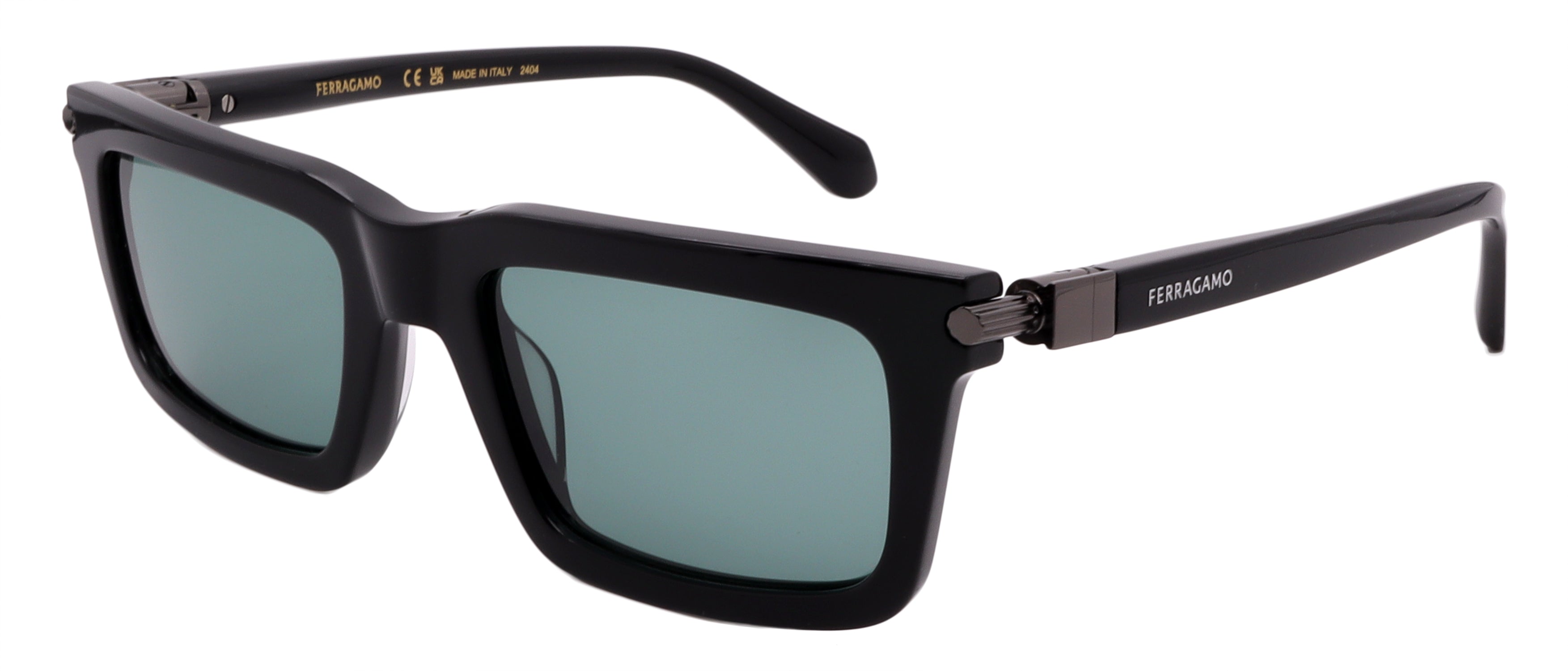 

Мужские солнцезащитные очки Salvatore Ferragamo, черный