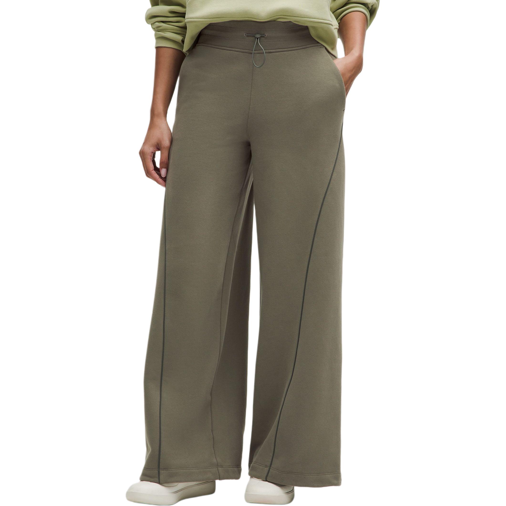 

Флисовые варезные повседневные брюки Women's Lululemon, зеленый