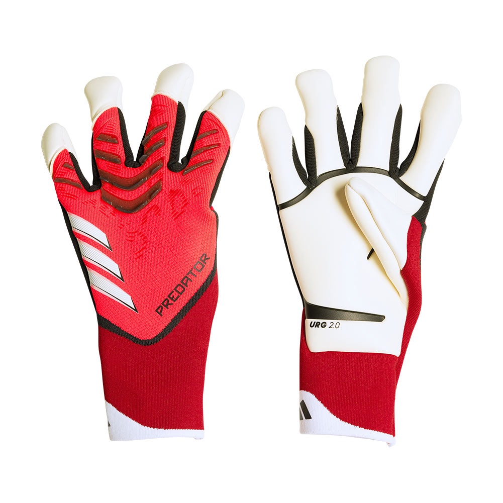 

Латексные, силиконовые спортивные перчатки Unisex Adidas, красный