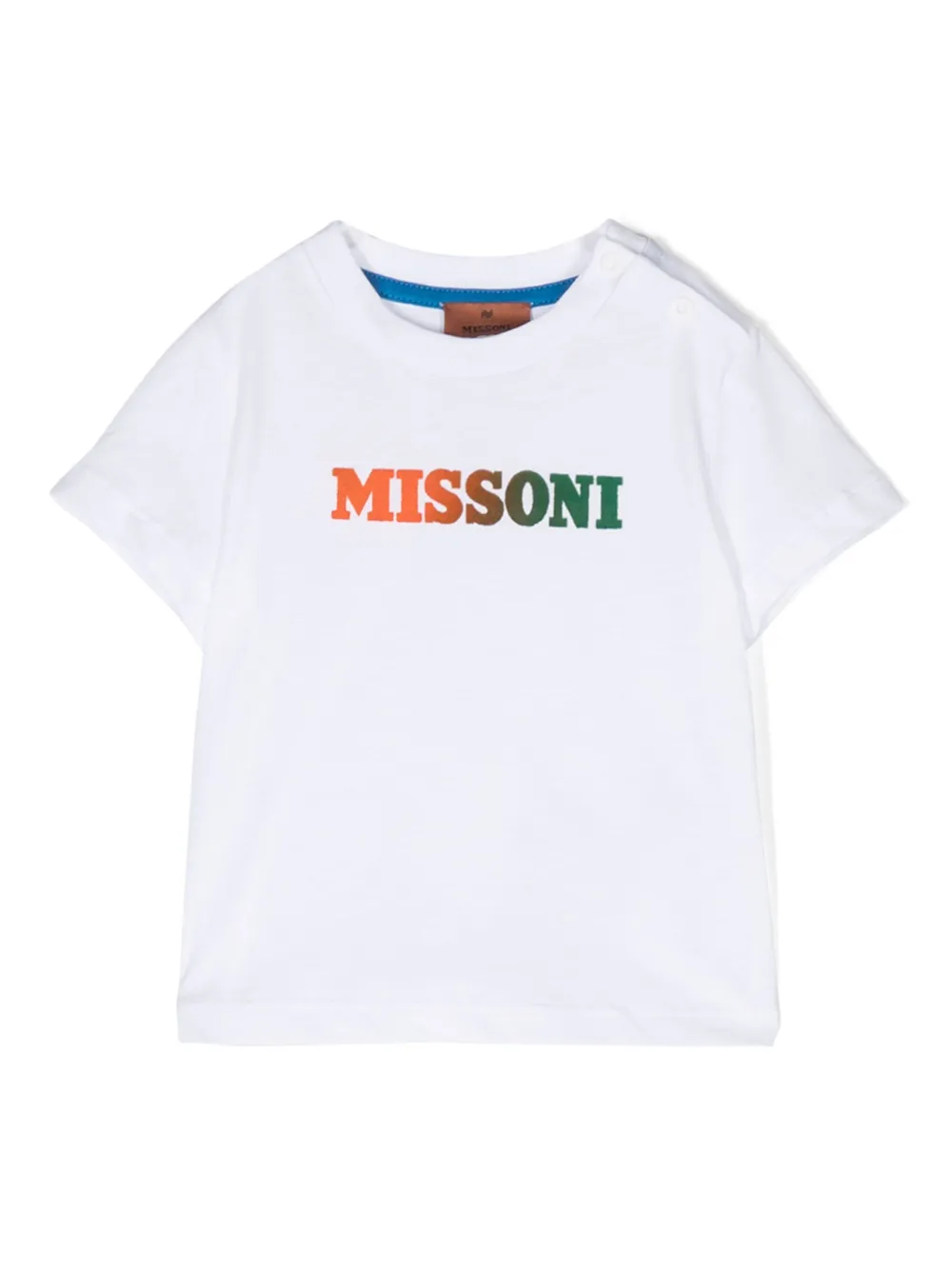 

Футболка из джерси с логотипом Missoni Kids, белый