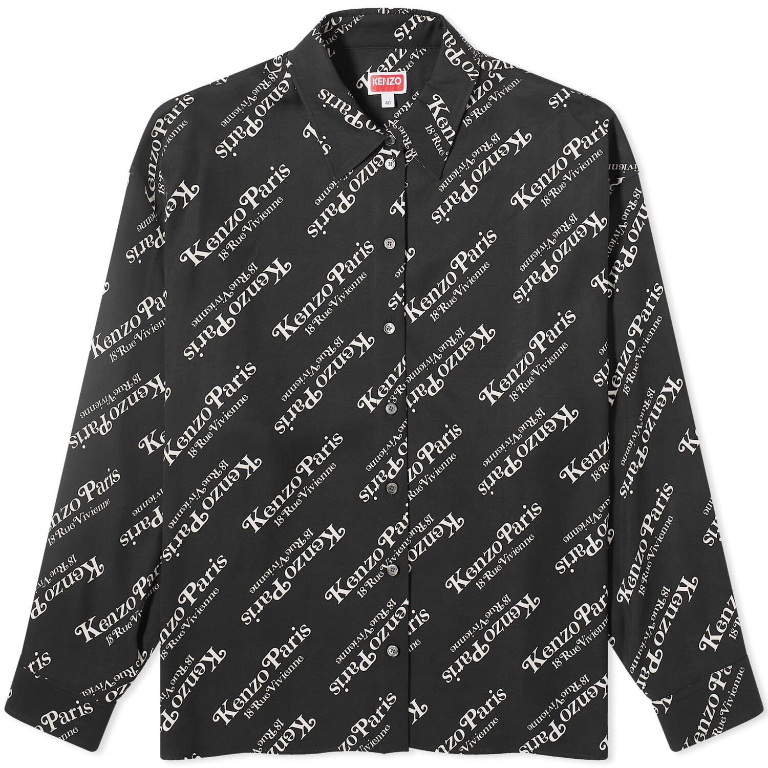 

Рубашка Kenzo Verdy Logo, черный