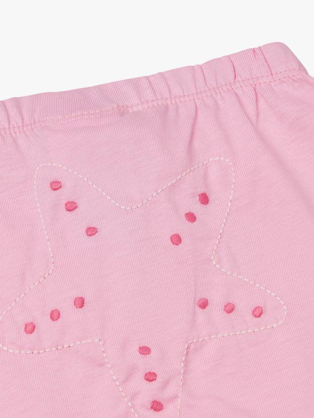 Детские шорты с вышивкой в виде звездочки Benetton, Pink — фото 3