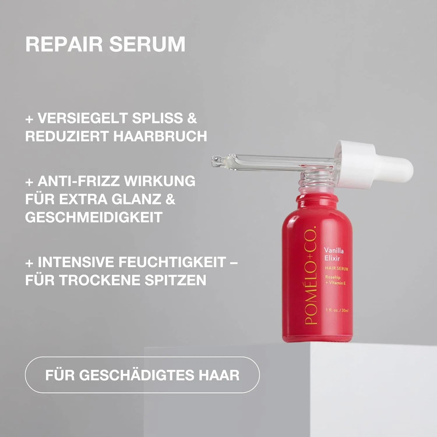 Сыворотка для волос Pomélo+Co. Bright Care с витамином E и аргановым маслом, 30 мл Pomélo + Co. — фото 2