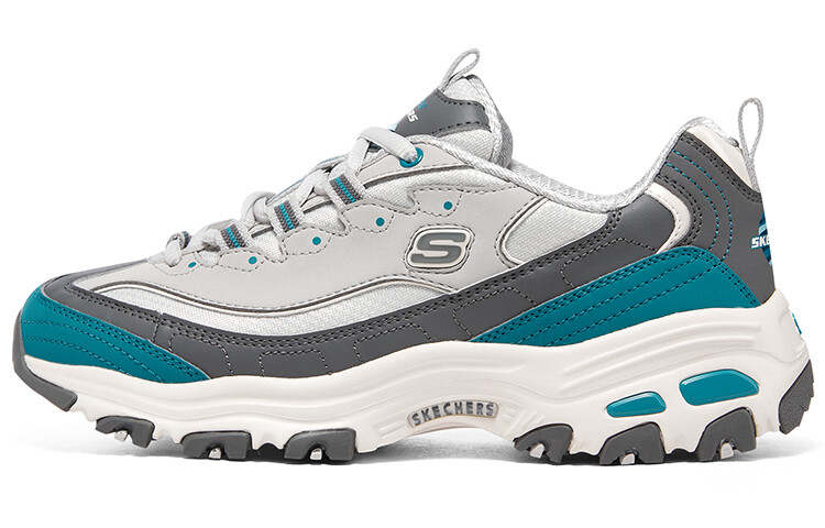 

Кроссовки женские D"Lites 1.0 Chunky с низким верхом, белые/серые Skechers, Белый, Кроссовки женские D"Lites 1.0 Chunky с низким верхом, белые/серые Skechers