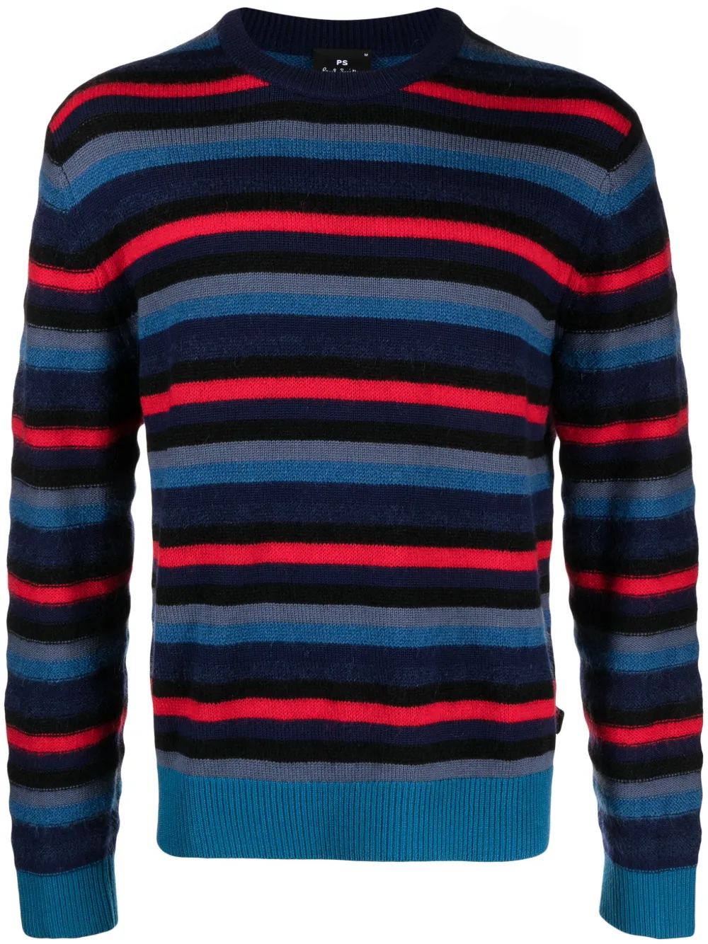 

Полосатый джемпер с круглым вырезом PS Paul Smith, синий