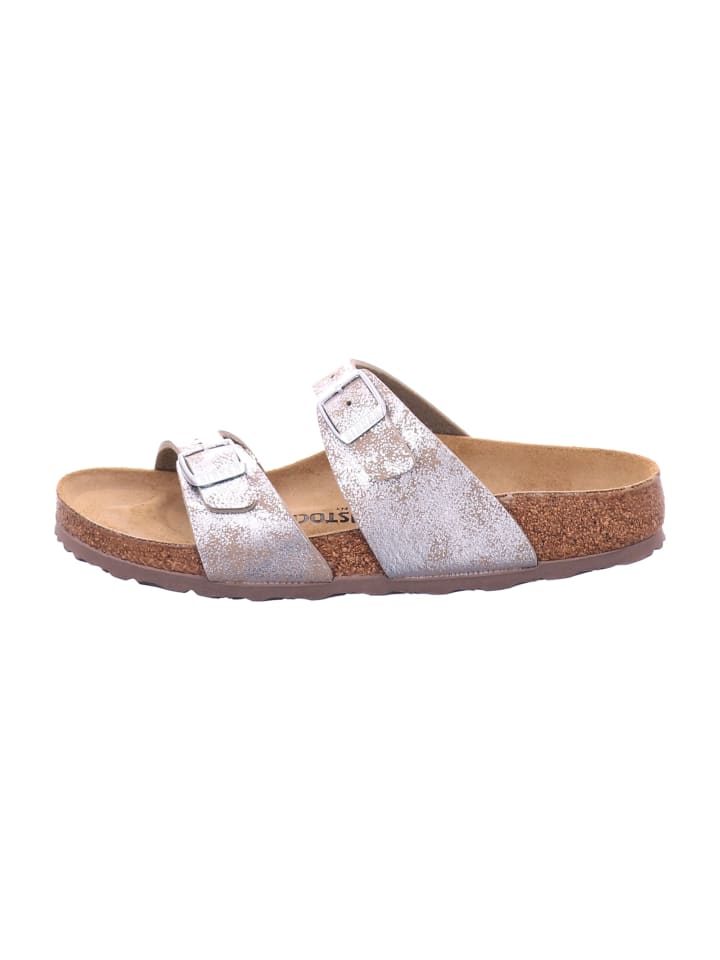 

Мюли Birkenstock Klassische, серебряный