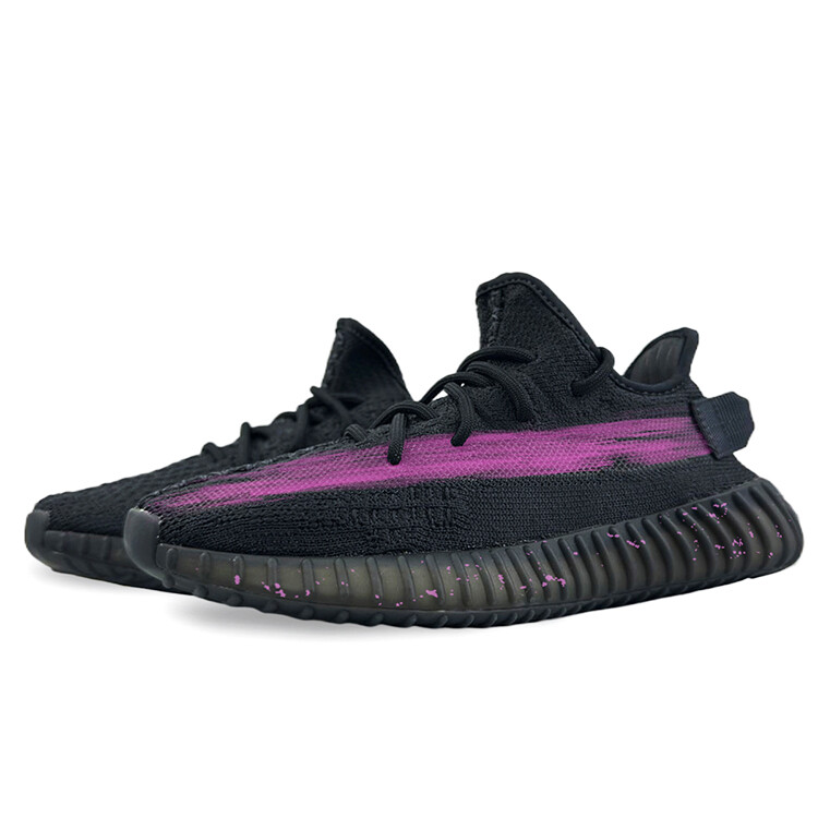 Кроссовки adidas originals Yeezy Boost 350 V2 Lifestyle Shoes Unisex Low-top Pink/Black, черный — фото 4