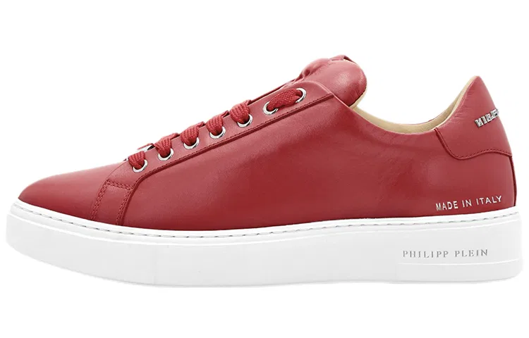 Скейтбординговые кеды PHILIPP PLEIN красные