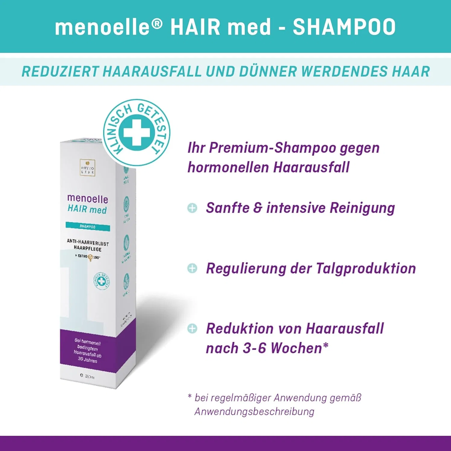 Шампунь Hair med от menoelle против выпадения и истончения волос Menoelle — фото 2