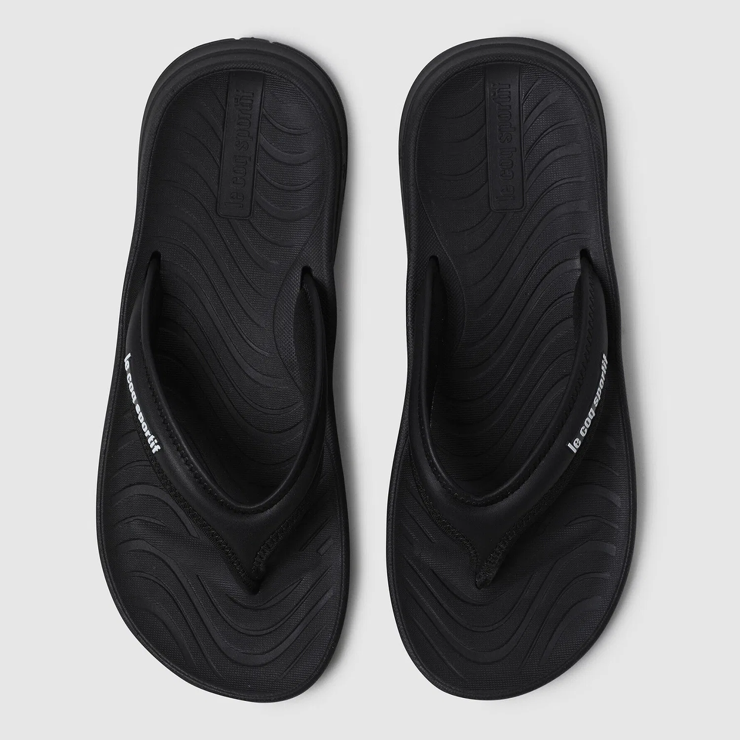 Мужские чёрные вьетнамки Le Reflexion 3.0 от Le Coq Sportif